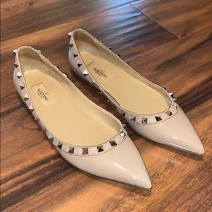 Valentino Garavani Rockstud Ballerina Flat